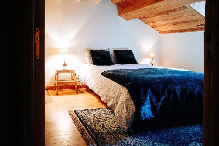 Renovated chalet-style sheepfold at the entrance to the village of Cauterets in Cauterets, Parque nacional de los Pirineos