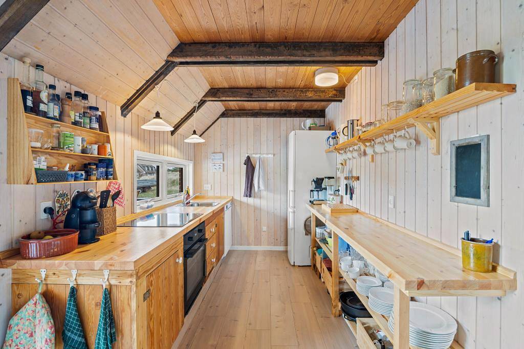 Hygge im Reetdach Haus, Meeresluft auf der Terrasse – 8 Personen in Blavand, Varde