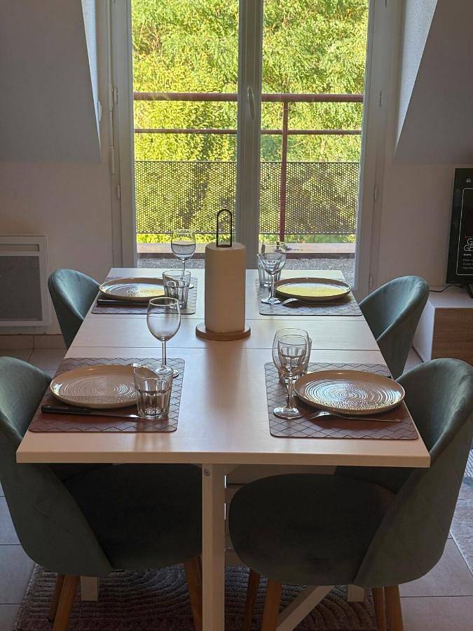 Gîte pour 4 personnes, avec balcon à Digoin - 3