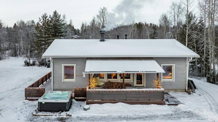 Ferienhaus für 6 Personen, mit Sauna und Whirlpool sowie Balkon in Rovaniemi - 4
