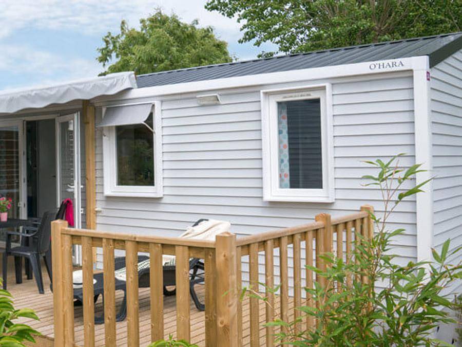 Camping  Les Iles - Mobilheim 6 personen - Baltikum Tv - 3 Schlafzimmer - 6 Personen in Pénestin, Côte des Mégalithes