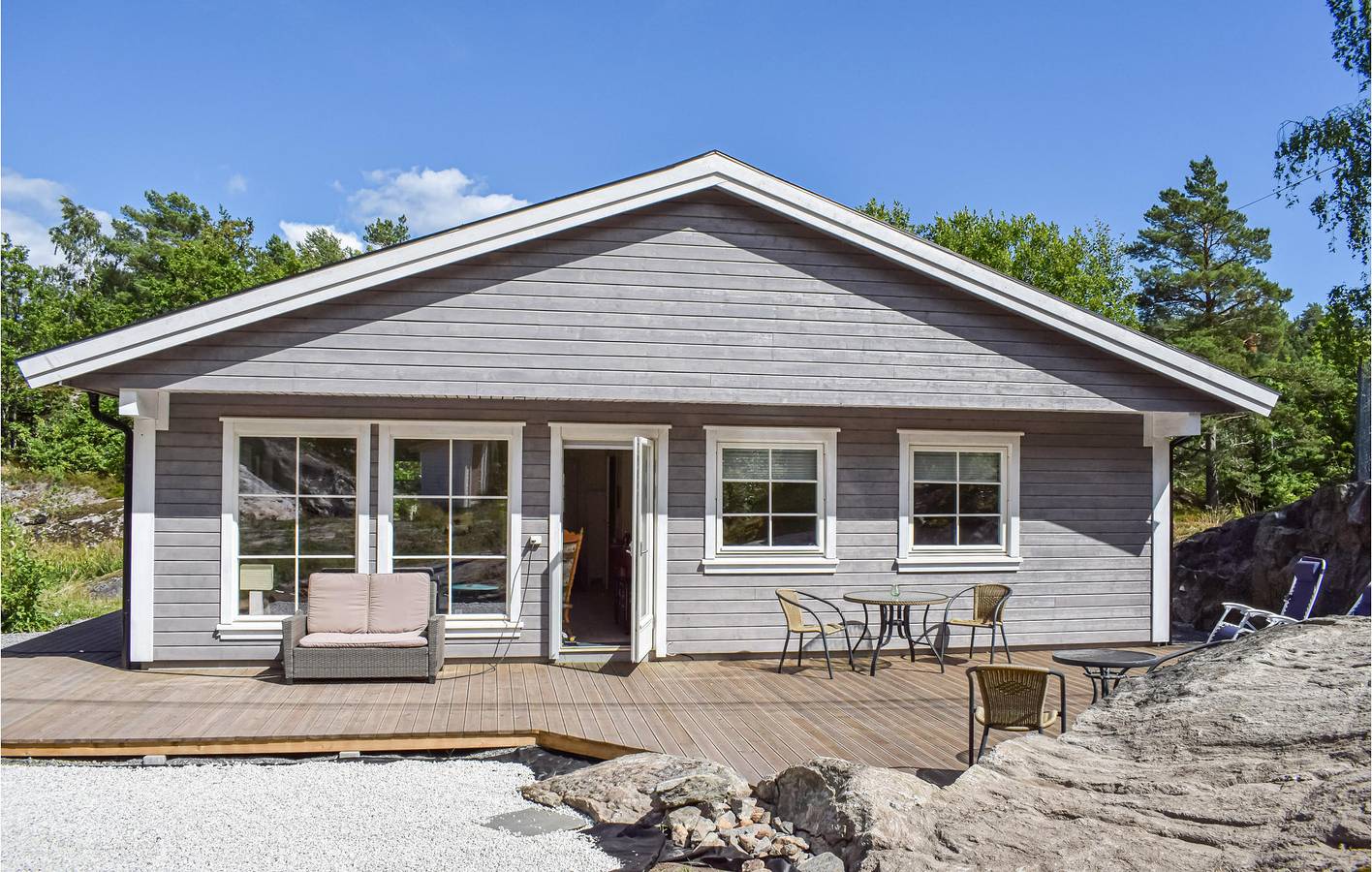 Ferienhaus für 10 Personen mit Garten in Tvedestrand