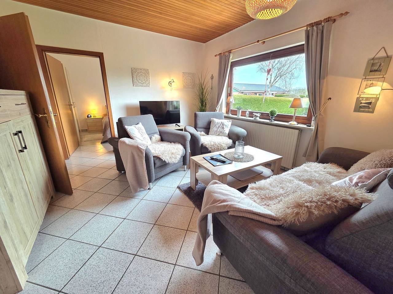Ganze Wohnung, Haus Dorfschmiede, Whg. Seestern in Nordfriesische Inseln (Schleswig-Holstein), Alkersum