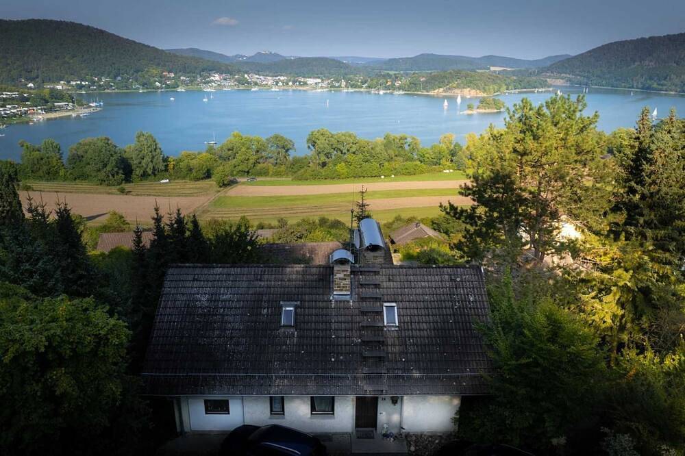 Ganze Wohnung, Dreimal Seeblick - Ferienwohnung Paul in Bringhausen, Edertal