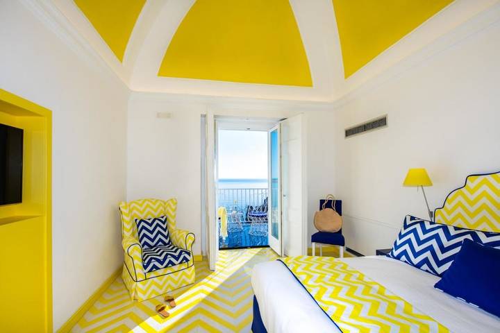 Chambre d’hôte pour 2 personnes, avec balcon ainsi que vue et sauna à Positano - 2