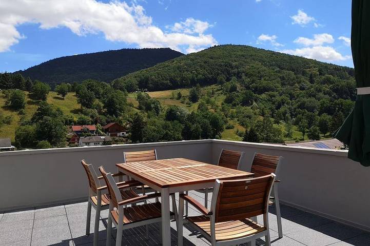 Gîte pour 6 personnes, avec terrasse à Dernbach