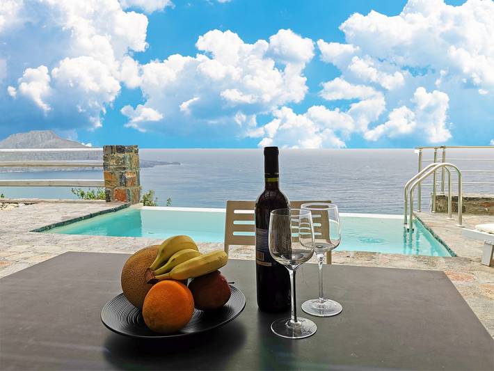 Villa in Plakias mit Pool und Meerblick in Plakias, Rethymno und Umgebung