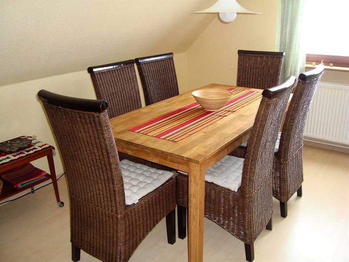 Ferienwohnung für 4 Personen, mit Terrasse und Garten sowie Ausblick, mit Haustier in Tating - 3