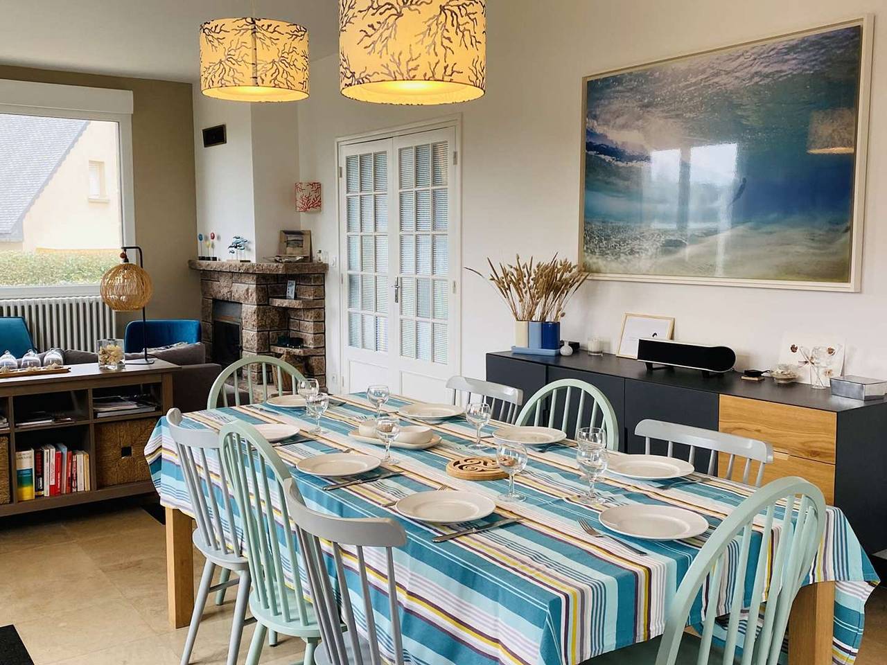 Spacious house in Trégastel 200m from the beach, fits 6-8 people in Coz Pors, Trégastel