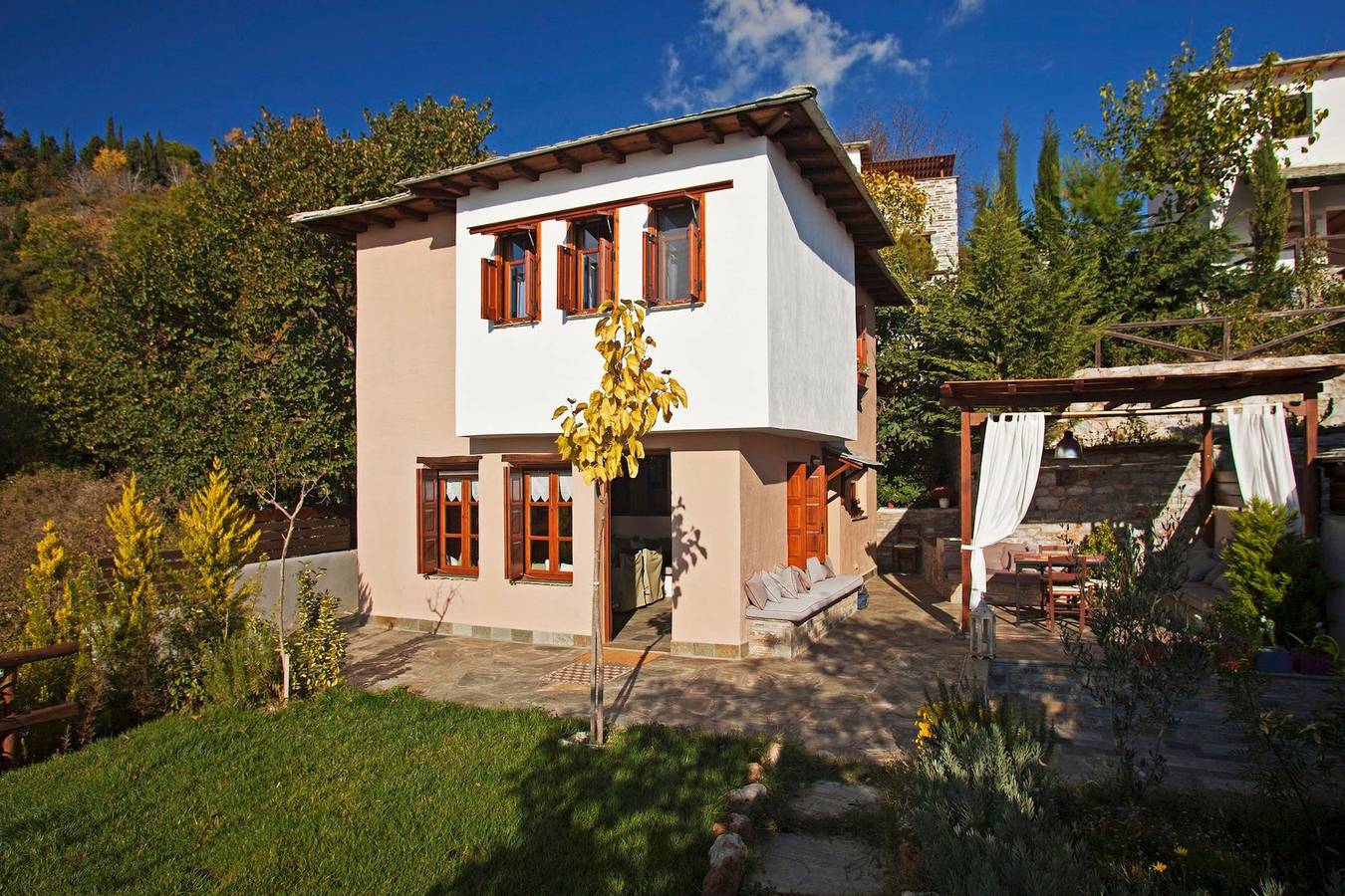 Villa für 4 Personen mit Meerblick in Agios Georgios Nileias, Pilion