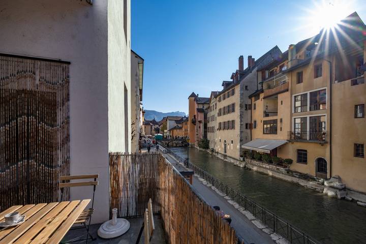 Appartement de vacances pour 2 personnes, avec Balcon et Terrasse à Annecy
