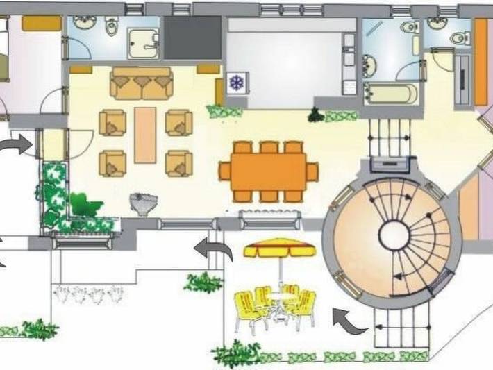 Gîte pour 8 personnes, avec jardin et piscine dans Koroshegy - 3