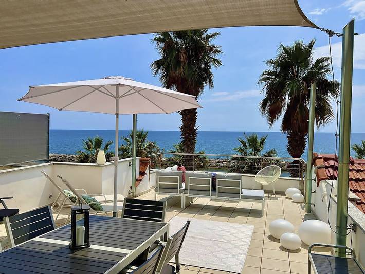 Ferienhaus für 7 Personen, mit Balkon und Terrasse in Riva Ligure