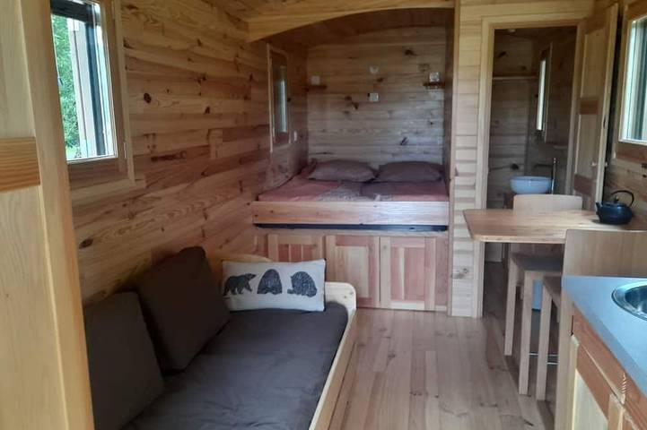 Mobil home pour 3 personnes à Druyes-les-Belles-Fontaines - 2