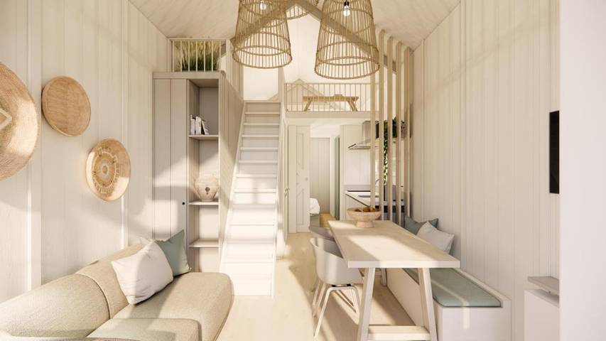 Ferienhaus für 5 Personen, mit Balkon und Terrasse sowie Garten und Pool in Katwijk
