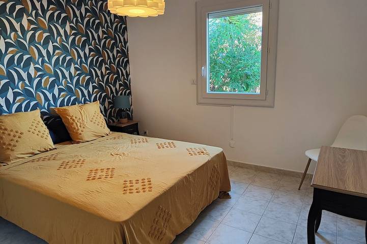 Charming single-storey villa, air-conditioned, in quiet neighborhood. terrace, garden. in La Côte Vermeille, Argelès-sur-Mer