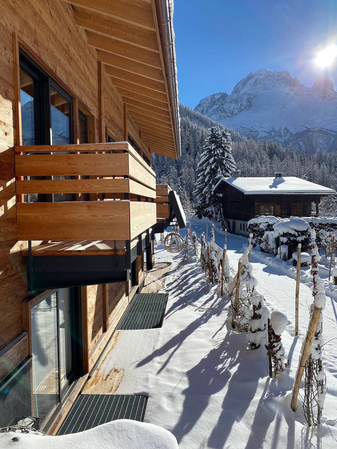 Chalet "Aikoa" avec vue sur les montagnes, terrasse privée et Wi-Fi in Les Grandes Montets, Chamonix-Mont-Blanc