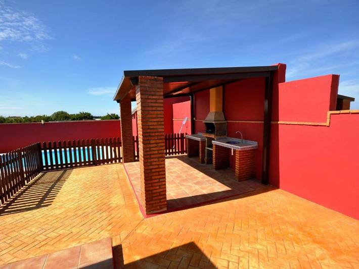 Camping pour 5 personnes, avec jardin et piscine ainsi que terrasse et vue, animaux acceptés à Conil de la Frontera - 3