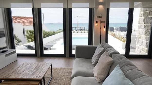 Casa de férias para 6 pessoas, com Terraço e Jardim e ainda Piscina and Vista em Praia das Maçãs