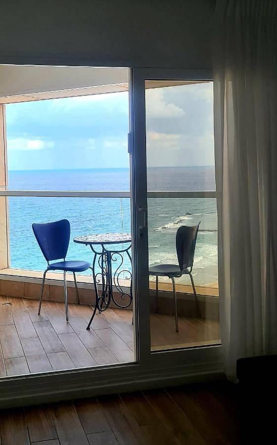 Appartement de vacances pour 3 personnes, avec balcon ainsi que piscine et vue - 1