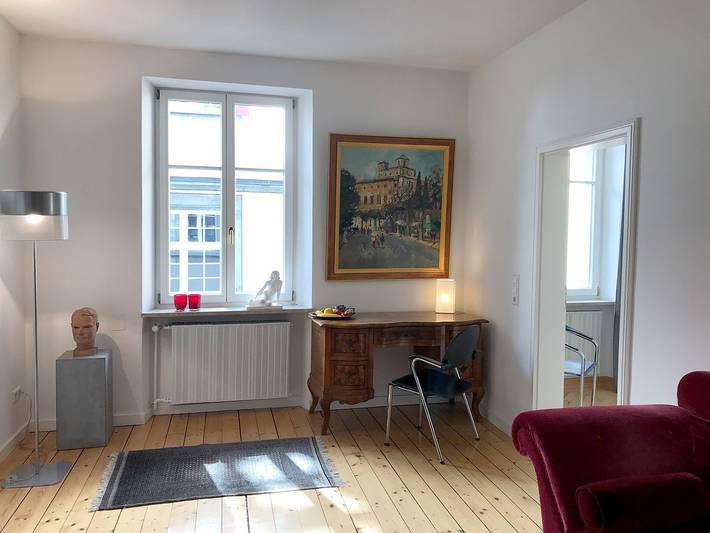 Ganze Wohnung, Ferienwohnung Insel-Residenz 1 - stilvolles Altstadt Herrenhaus auf der Insel in Lindau, Bayerisch Schwaben