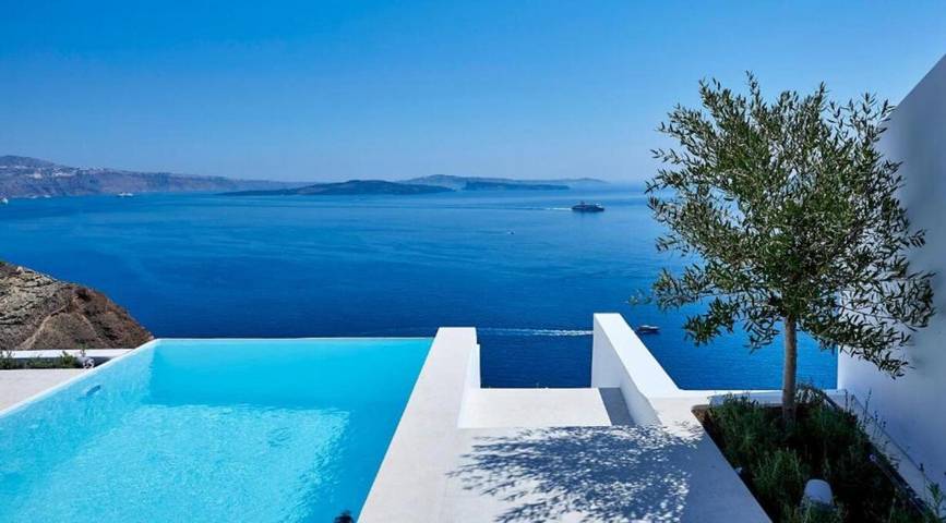 Location de vacances pour 7 personnes, avec piscine et sauna à Oia - 3