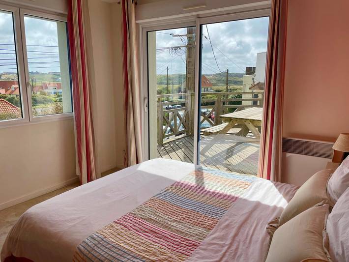 Ganze Wohnung, Elegantes 3-Schlafzimmer-Duplex mit Terrassen, Bettwäsche inkl., Wifi, Garten, in Ambleteuse in Ambleteuse, Boulogne-sur-Mer und Umgebung