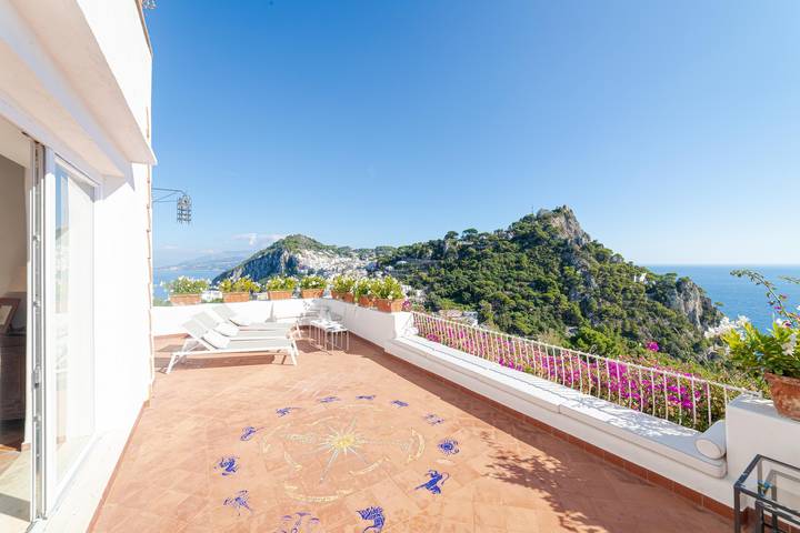 Villa per 7 persone, con Terrazza e Giardino a Capri