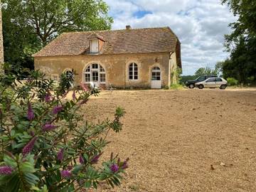 Maison de vacances pour 4 personnes, avec terrasse ainsi que jardin et vue, animaux acceptés dans la Sarthe