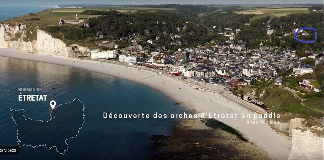 Studio entier, Studio Royal Tennis, parking privé gratuit in Étretat, Région du Havre