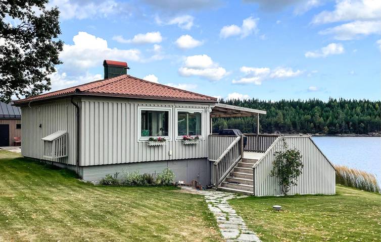 Ferienhaus für 6 Personen mit Seeblick in Borås, Västergötland