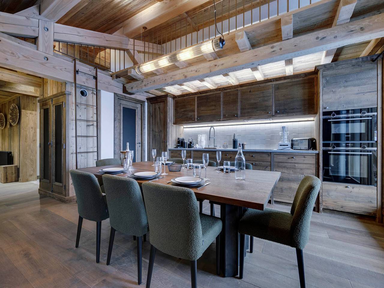 Apartamento entero, Gran apartamento de 3 habitaciones con balcón y estufa, cerca de pistas en La Rosière in La Rosière, Montvalezan