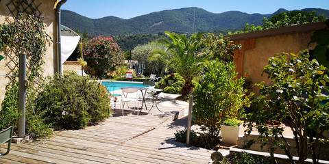 Chambre d’hôte pour 3 personnes, avec jardin et piscine dans Parc naturel régional des Baronnies provençales