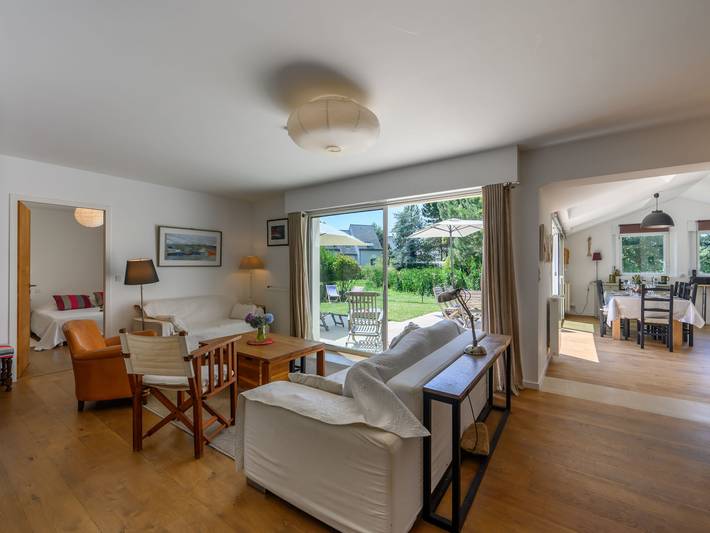 Maison de vacances pour 8 personnes, avec jardin ainsi que vue et terrasse