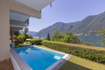 Villa für 9 Personen, mit Pool und Seeblick sowie Balkon, kinderfreundlich am Comer See