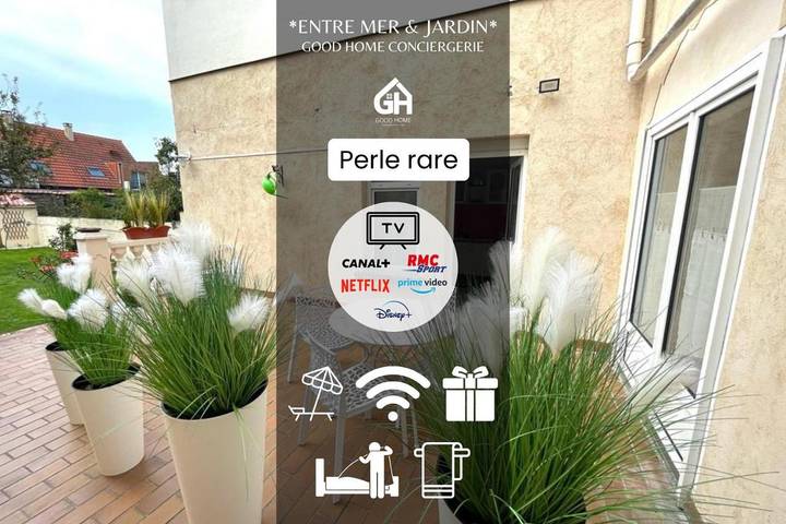 Gîte pour 4 personnes, avec Terrasse et Vue à Coudekerque-Branche
