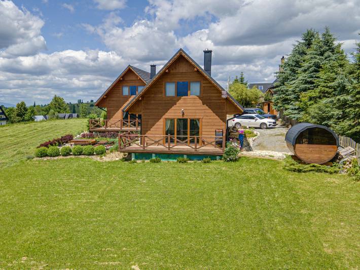 Ferienhaus für 7 Personen, mit Terrasse und Sauna sowie Garten, mit Haustier - 1