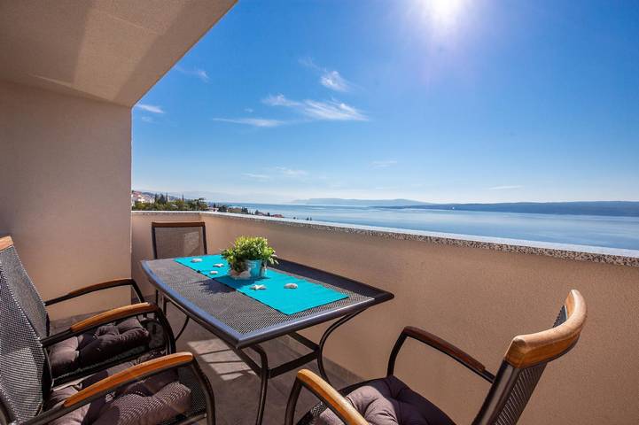 Vakantiewoning voor 6 personen, met whirlpool en balkon in Kvarner