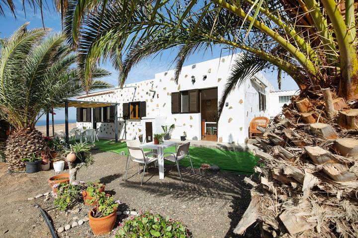Casa de vacaciones 'Apartamento La Solapa' con vistas a la montaña, jardín compartido y Wi-Fi in Pájara, Fuerteventura