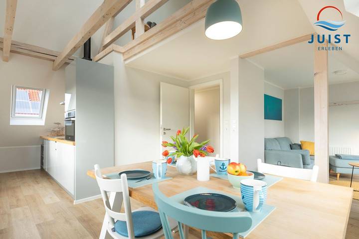 Ferienwohnung für 4 Personen, mit Balkon auf Juist