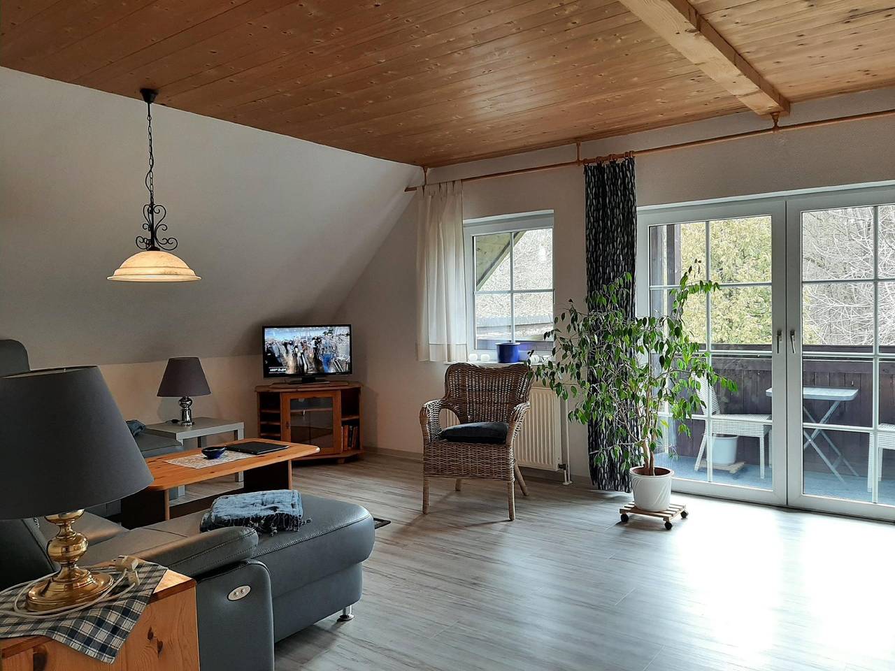 Ganze Ferienwohnung, Gemütliche Ferienwohnung in Walkenried mit Balkon in Walkenried, Harzvorland