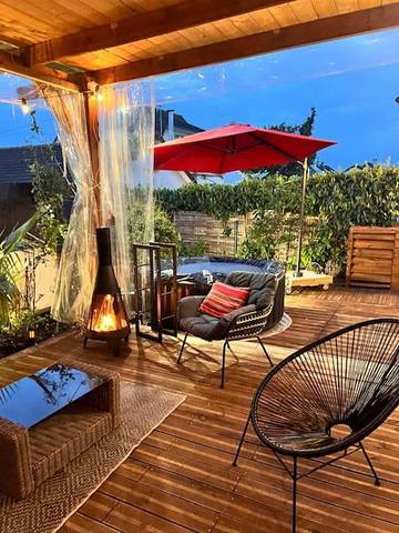 Gîte pour 5 personnes, avec jacuzzi et jardin à Bonneuil-sur-Marne