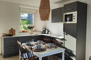 Gîte pour 4 personnes, avec terrasse à Saint-Aubin-de-Terregatte