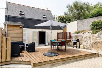 Gîte pour 3 personnes, avec terrasse à Plouescat
