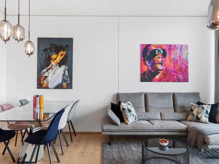 Ferienwohnung für 4 Personen, mit Garten und Pool sowie Ausblick und Seeblick in Wien - 3