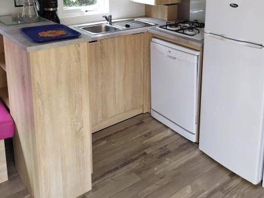 Camping La Bolée d'Air - Mobilhome 8 personas - Quatro - 4 habitaciones in Saint-Vincent-sur-Jard, Vandea