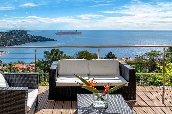 Villa für 6 Personen, mit Garten und Balkon in Saint-Raphaël