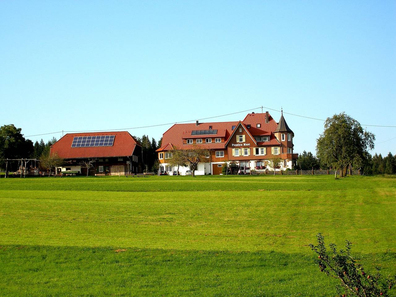 Pension Mast - Doppelzimmer mit Dusche/Wc in Igelsberg, Freudenstadt