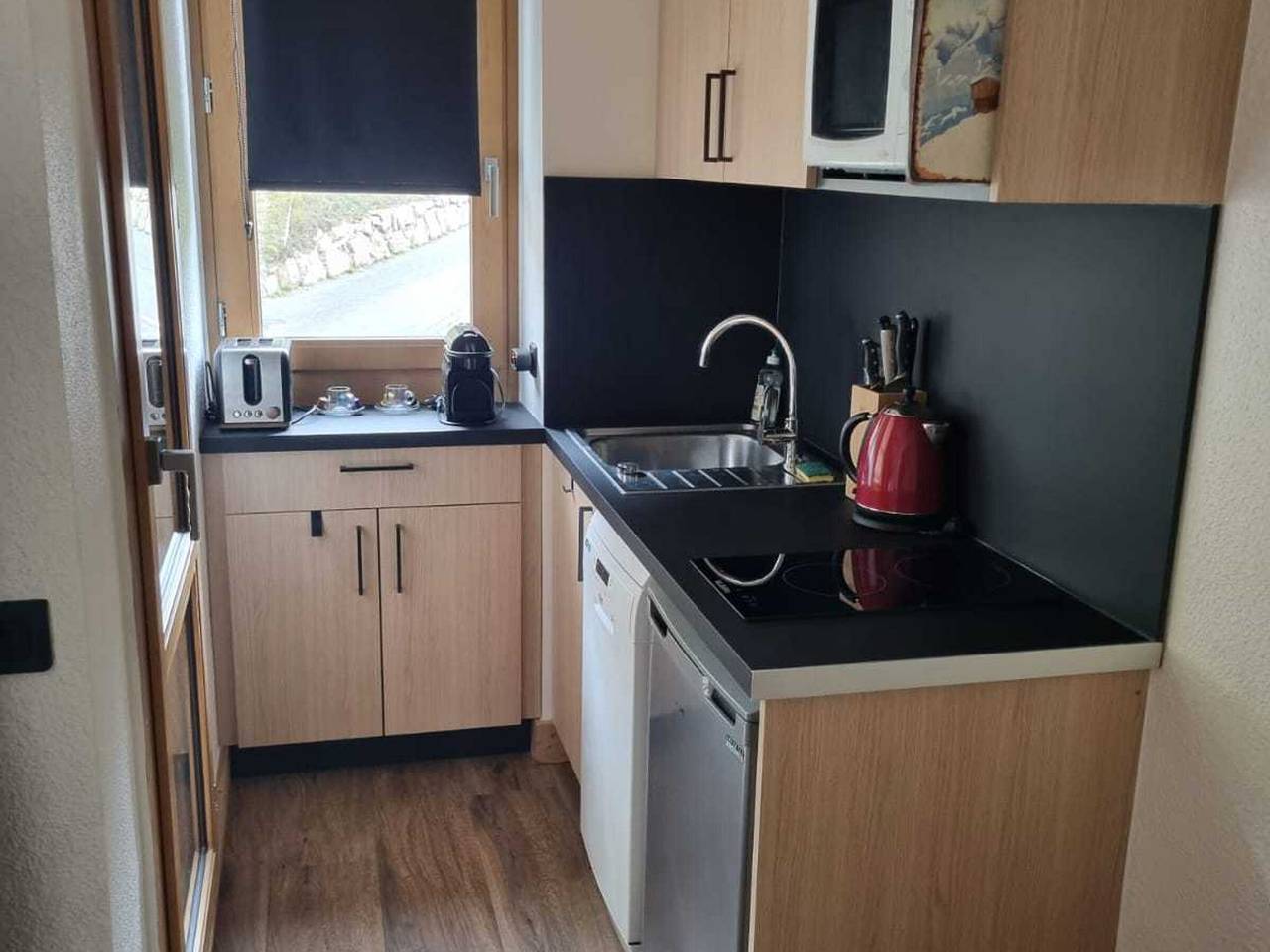 Studio entier, Studio rénové 4 pers à Plagne Bellecôte, balcon in La Plagne, La Plagne-Tarentaise