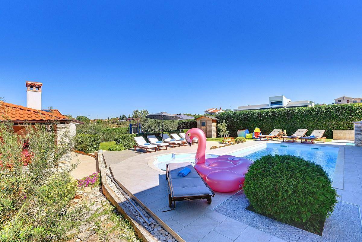 Ferienhaus mit Privatpool für 8 Personen ca. 250 qm in Kanfanar, Istrien (Binnenland von Istrien) in Kanfanar, Zentralistrien
